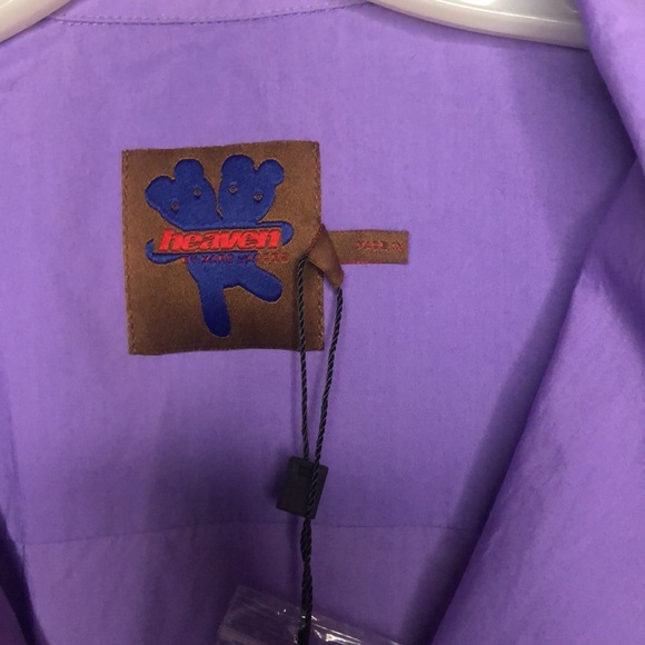 HEAVEN BY MARC JACOBS Men’s purple button down shirt. Size L. - Picture 5 of 15